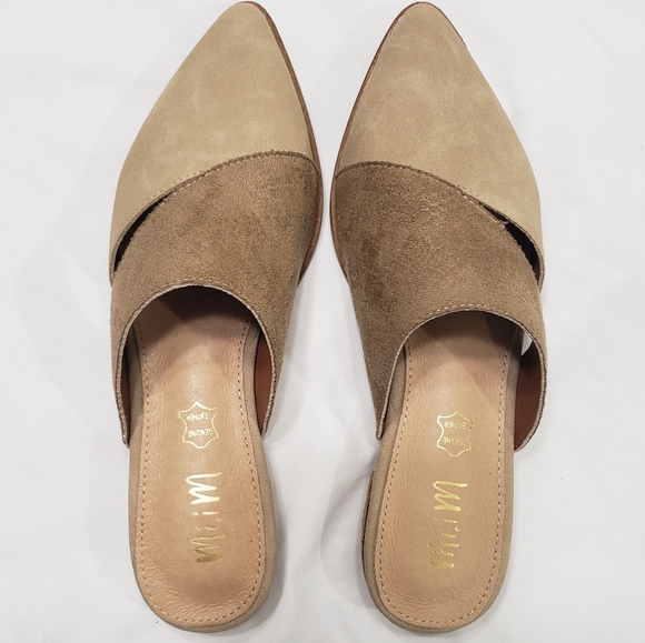 Mi.iM Shoes - NEW Mi.iM Two Toned Beige Tan EPIC Mule 7.5 & 6